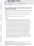 Cover page: Rest-activity rhythm profiles associated with manic-hypomanic and depressive symptoms