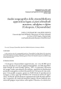 Cover page: Analisi zoogeografica della crisomelidofauna appenninica legata ai piani altitudinali montano, subalpino e alpino (Coleoptera, Chrysomelidae)
