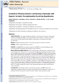 Cover page: Gentamicin Pharmacokinetics and Dosing in Neonates with Hypoxic Ischemic Encephalopathy Receiving Hypothermia