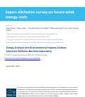 Cover page: Expert elicitation survey on future wind energy costs