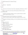 Cover page: Clustered cases of acral perniosis: Clinical features, histopathology, and relationship to COVID‐19