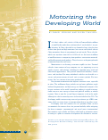Cover page: Motorizing the Developing World