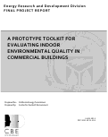 Cover page: A Prototype Toolkit For Evaluating Indoor Environmental Quality In Commercial Buildings