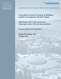 Cover page: Deep Reinforcement Learning in Buildings