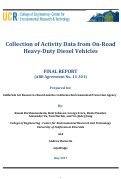 Cover page: Collection of Activity Data from On-Road Heavy-Duty Diesel Vehicles