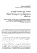 Cover page: Variazione della ricchezza floristica negli ecosistemi di prateria dell'Appennino umbro-marchigiano lungo un gradiente altitudinale