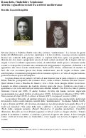 Cover page: Il non detto, l'indicibile e l'esplosione: lettura incrociata di due scrittrici mediterranee