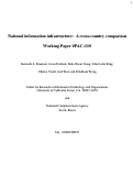 Cover page: National Information Infrastructure: A Cross-Country Comparison
