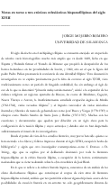Cover page: Notas en torno a tres crónicas eclesiásticas hispanofilipinas del siglo XVIII