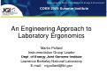 Cover page: An Engineering Approach to Laboratory Ergonomics