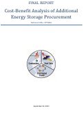 Cover page of Cost-Benefit Analysis of Additional Energy Storage Procurement
