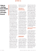 Cover page: Calling for a bold new vision of health disparities intervention research.