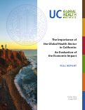 Cover page: The Importance of the Global Health Sector in California: An Evaluation of the Economic Impact