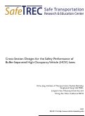 Cover page: Cross-Section Designs for the Safety Performance of Buffer-Separated High-Occupancy Vehicle (HOV) lanes