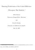 Cover page: Ensuring Positiveness of the Scaled Diﬀerence Chi-square Test Statistic