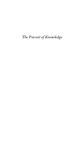 Cover page: The Pursuit of Knowledge: Speeches and Papers of Richard C. Atkinson