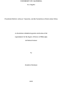 Cover page: Presidential Beliefs, Advisors’ Capacities, and the Formulation of Intervention Policy