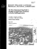 Cover page: The Three-Dimensional Ising Model: A Paradigm of Liquid-Vapor Coexistence in Nuclear Multifragmentation