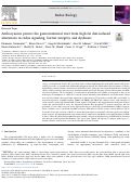 Cover page: Anthocyanins protect the gastrointestinal tract from high fat diet-induced alterations in redox signaling, barrier integrity and dysbiosis