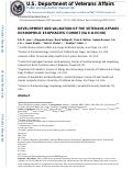 Cover page: Development and Validation of the Veterans Affairs Eosinophilic Esophagitis Cohort.