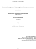 Cover page: The Paths and Consequences of Obtaining Legislative Allies: The Cases of the LGBT, Environmental and Labor Movements in Chile