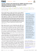 Cover page: Genetic variation that determines TAPBP expression levels associates with the course of malaria in an HLA allotype-dependent manner