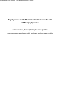 Cover page of Targeting Cancer Stem Cell Resistance: Limitations of CAR-T Cells and Emerging Approaches