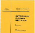 Cover page: Computer Evaluation of Automobile Barrier Systems