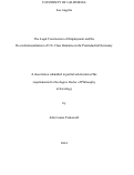 Cover page: The Legal Construction of Employment and the Re-institutionalization of U.S. Class Relations in the Postindustrial Economy