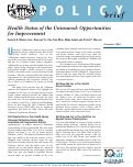 Cover page: Health Status of the Uninsured: Opportunities for Improvement