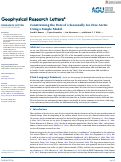 Cover page: Constraining the Date of a Seasonally Ice‐Free Arctic Using a Simple Model