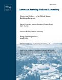 Cover page: Corporate Delivery of a Global Smart Buildings Program