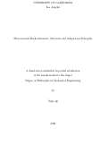 Cover page: Microvascular Hydrodynamics: Structure and Adaptation Principles