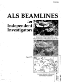 Cover page: ALS Beamlines for Independent Investigators