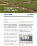 Cover page of Efficient Urban Water Management: Smart Soil Moisture Sensor-Based Irrigation Controllers