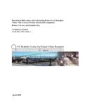 Cover page: Residential Relocation and Commuting Behavior in Shanghai, China: The Case for Transit Oriented Development