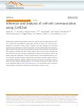 Cover page: Inference and analysis of cell-cell communication using CellChat