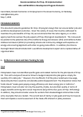 Cover page: Recommendations for Prop. 39 Implementation: Jobs and Workforce Development Program Elements