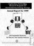 Cover page: Exploratory Technology Research Program for Electrochemical Energy Storage, Annual Report for 1999
