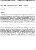 Cover page: Hydrogen-Induced Restructuring of a Cu(100) Electrode in Electroreduction Conditions