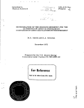 Cover page: DETERMINATION OP THE SURFACE GEOMETRY FOR THE ALUMINUM (110) AND (111) SURFACES BY COMPARISON LEED CALCULATIONS WITH EXPERIMENT