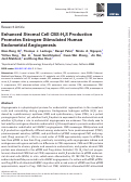 Cover page: Enhanced Stromal Cell CBS-H2S Production Promotes Estrogen-Stimulated Human Endometrial Angiogenesis.