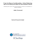 Cover page of From San Diego to San Bernardino: A Heat Monitoring and Green Schoolyard Model for Heat Resilient Schools <em>Examining heat exposure and schoolyard design in underserved communities of Southern California</em>