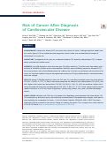 Cover page: Risk of Cancer After Diagnosis of&nbsp;Cardiovascular Disease.