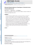 Cover page: Dissonant Representations of Visual Space in Prefrontal Cortex during Eye Movements.