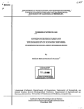 Cover page: Governance structures and the durability of economic reforms; evidence from inflation stabilizations