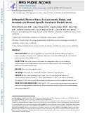 Cover page: Differential Effects of Race, Socioeconomic Status, and Insurance on Disease-Specific Survival in Rectal Cancer