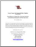 Cover page: From Refugees to Immigrants: The Legal Strategies of Salvadoran Immigrants and their Advocates