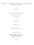 Cover page: Optimization: Stochastic thermodynamics, machine learning, and numerical algorithms