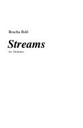 Cover page: Streams